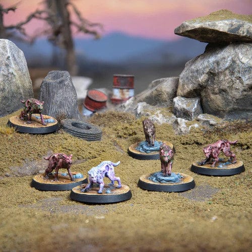 Fallout Wasteland Warfare Creatures Mongrel Scavenging Pack Fallout Wasteland Warfare Creatures Mongrel Scavenging Pack