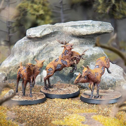 Fallout Wasteland Warfare Creatures Radstag Herd Fallout Wasteland Warfare Creatures Radstag Herd