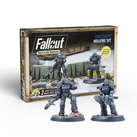 Fallout Wasteland Warfare Enclave Hellfire Set Fallout Wasteland Warfare Enclave Hellfire Set