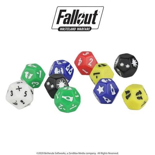 Fallout Wasteland Warfare Extra Dice Set Fallout Wasteland Warfare Extra Dice Set