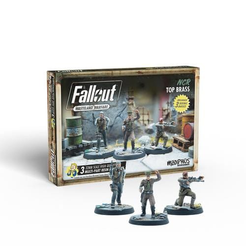 Fallout Wasteland Warfare NCR Top Brass Fallout Wasteland Warfare NCR Top Brass