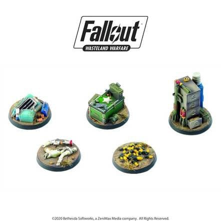 Fallout Wasteland Warfare Terrain Expansion Objective Markers 2 Fallout Wasteland Warfare Terrain Expansion Objective Markers 2