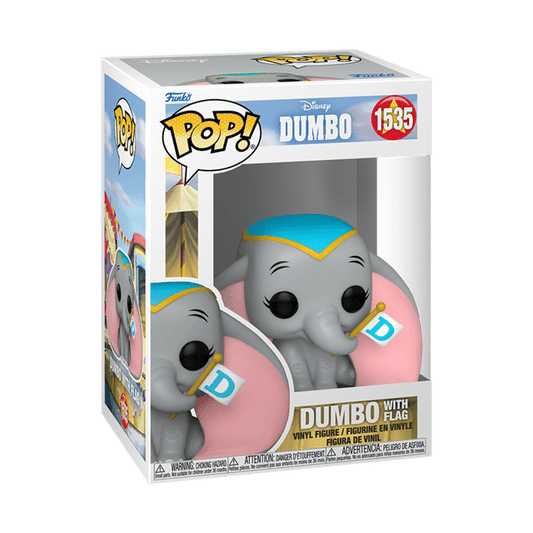 Funko Pop! Disney Dumbo With flag #1535 Pop Vinyl Funko Pop! Disney Dumbo With flag #1535 Pop Vinyl
