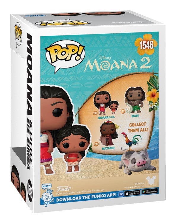 Funko Pop! Disney Moana 2 - Moana with Simea #1546 Pop Vinyl Funko Pop! Disney Moana 2 - Moana with Simea #1546 Pop Vinyl