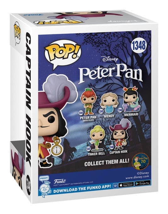 Funko Pop! Disney Peter Pan 70th Anniversary - Captain Hook #1348 Pop Vinyl