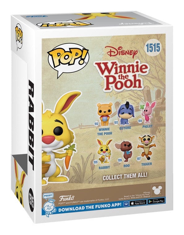 Funko Pop! Disney Winnie the Pooh - Rabbit #1515 Pop Vinyl Funko Pop! Disney Winnie the Pooh - Rabbit #1515 Pop Vinyl