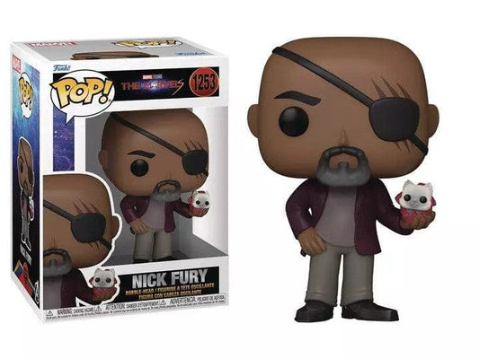 Funko Pop! Marvel The Marvels Nick Fury #1253 Pop Vinyl Funko Pop! Marvel The Marvels Nick Fury #1253 Pop Vinyl
