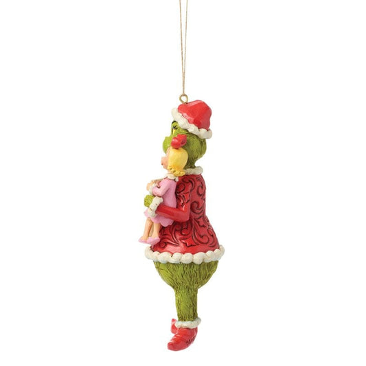 Grinch & Cindy Lou Sign Hanging Ornament By Jim Shore 6018968 Grinch & Cindy Lou Sign Hanging Ornament By Jim Shore 6018968