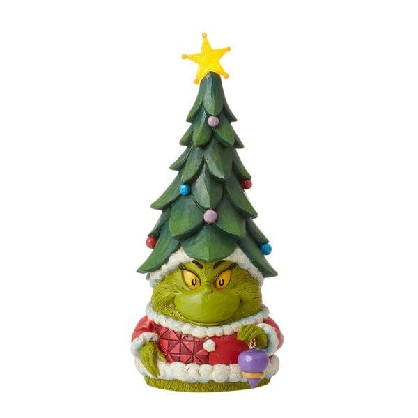 Grinch Gnome with Christmas Tree Hat Figurine By Jim Shore 6012703