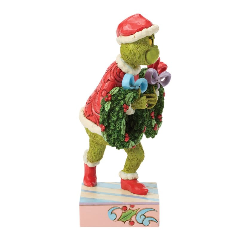 Grinch Stealing Wreaths Figurine By Jim Shore 6018963