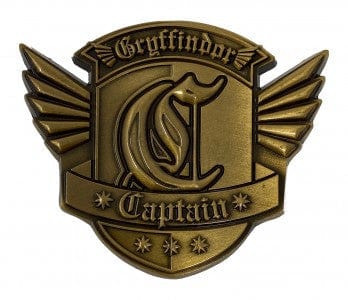 Harry Potter Gryffindor Quidditch Captain Metal Crest