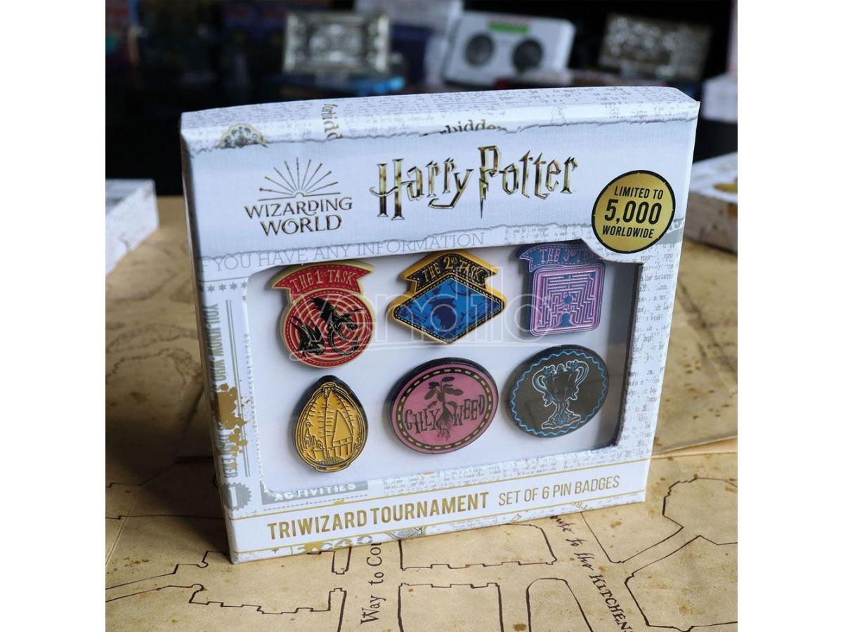Harry Potter Set of 6 Triwizard Tournament Limited Edition Pin Badges