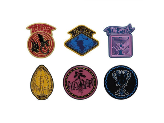 Harry Potter Set of 6 Triwizard Tournament Limited Edition Pin Badges Harry Potter Set of 6 Triwizard Tournament Limited Edition Pin Badges