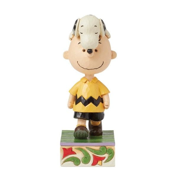 Head Honcho (Snoopy on Charlie Brown's Head) Peanuts Figurine By Jim Shore 6016270