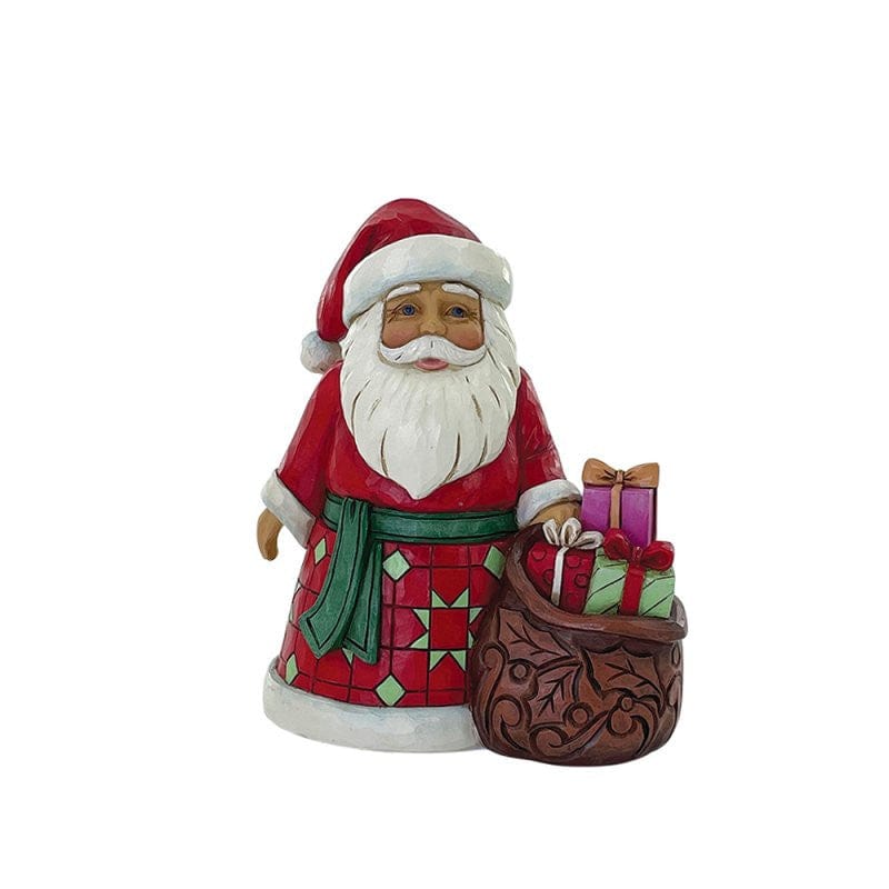 Heartwood Creek By Jim Shore Filled With Christmas Cheer (Pint Santa With Toy Sack) Figurine 6017296