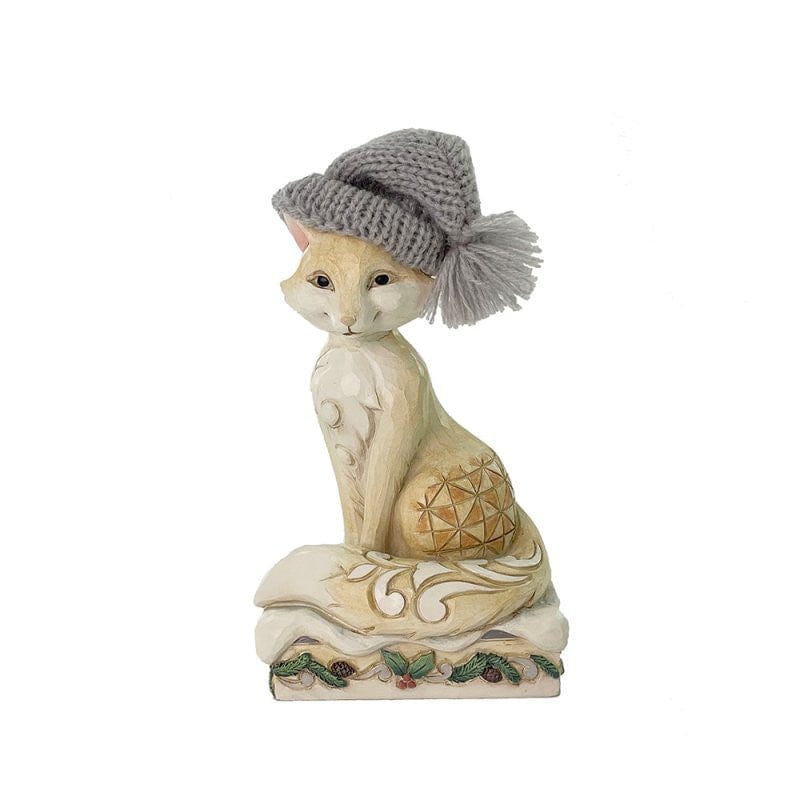 Heartwood Creek By Jim Shore Foxy Festive Spirit (Fox In Knitted Hat) Figurine 6017179