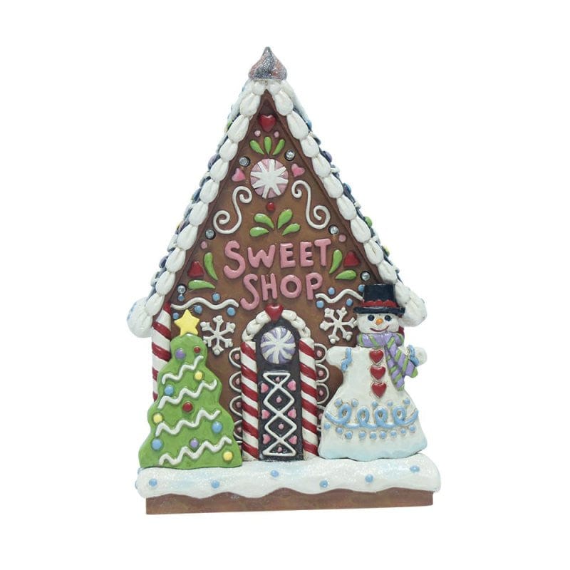 Heartwood Creek By Jim Shore Gingerbread LED Sweet Shop Figurine 6017273