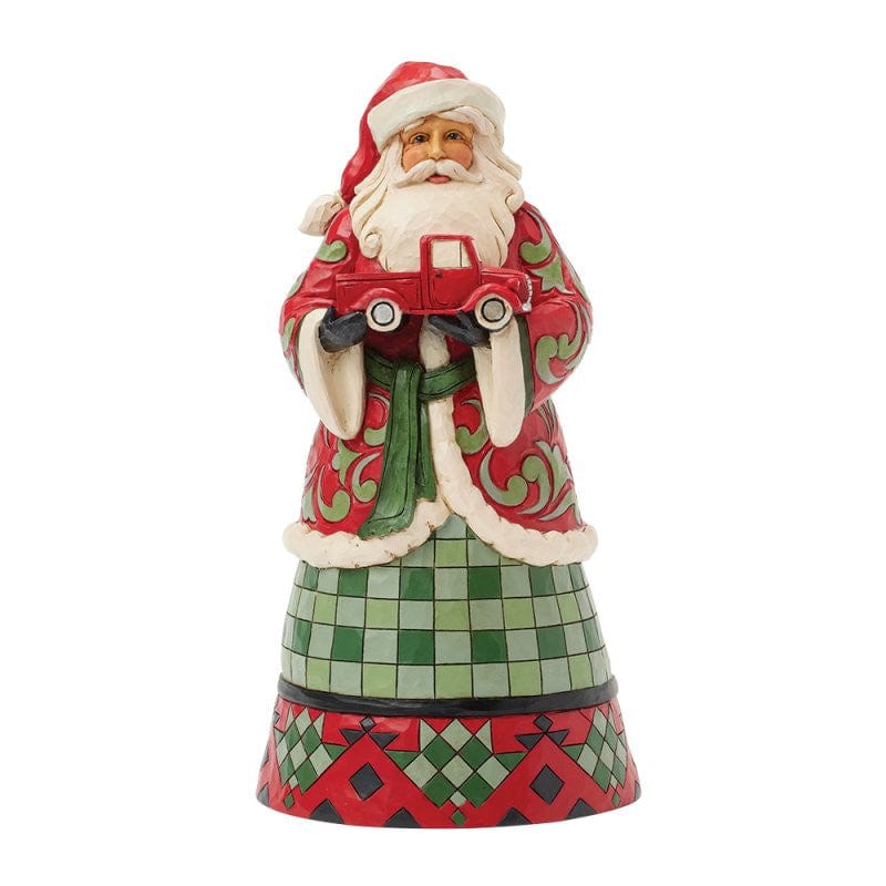 Heartwood Creek By Jim Shore Highland Holiday (Santa With Red Truck) Figurine 6017022