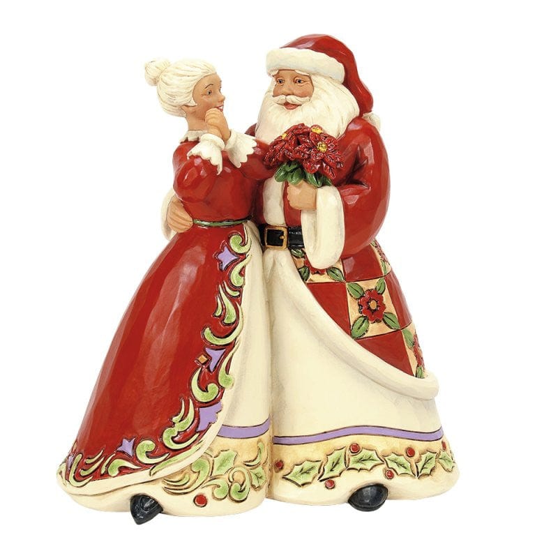 Heartwood Creek By Jim Shore Holiday Dance (Santa With Mrs Claus) Figurine 6017007