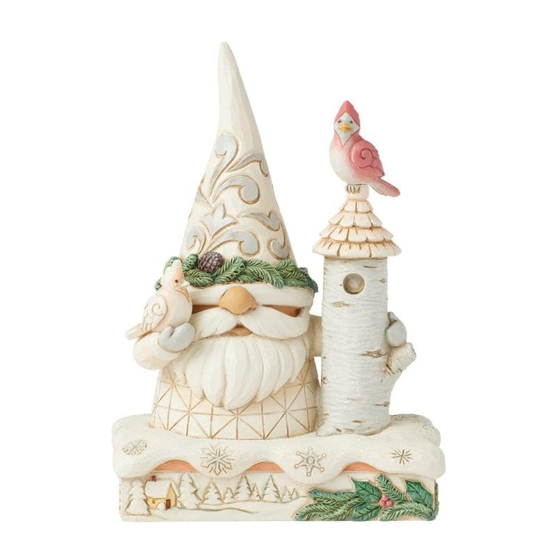 Heartwood Creek By Jim Shore Holiday Guests (Gnome With Birds) Figurine 6017176