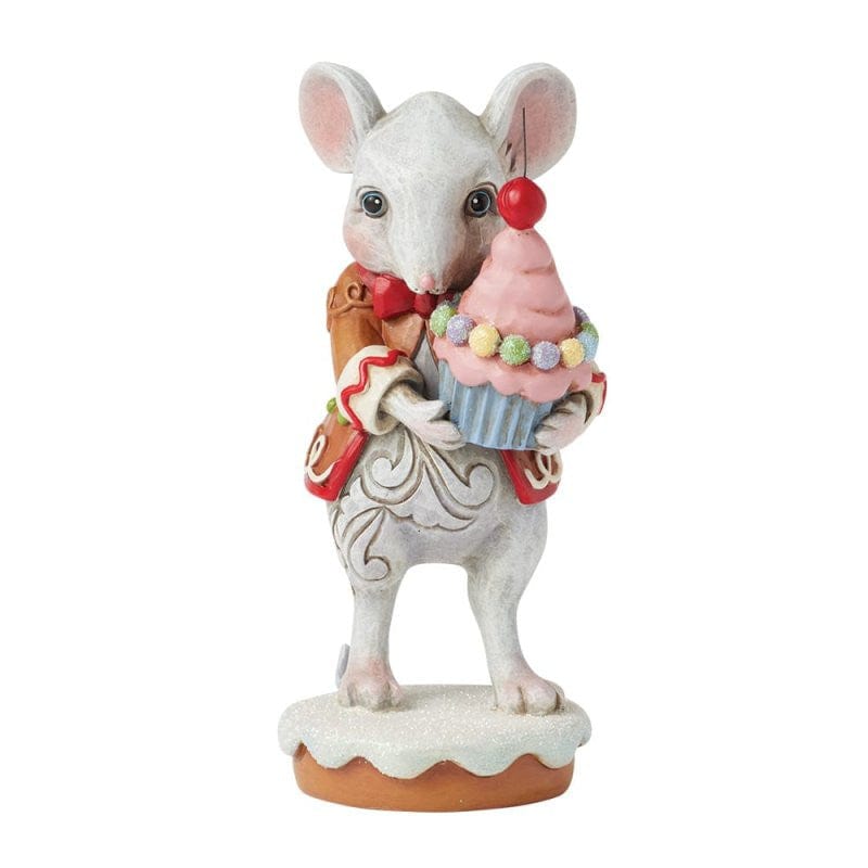 Heartwood Creek By Jim Shore Homemade Happiness (Gingerbread Mouse With Cupcake) Figurine 6017267