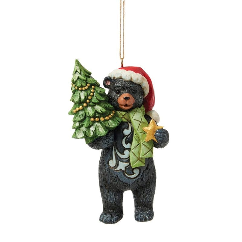 Heartwood Creek By Jim Shore Lodge Black Bear Hanging Ornament 6017035