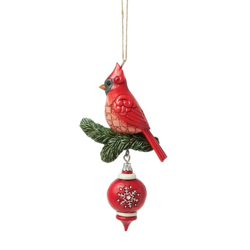 Heartwood Creek By Jim Shore Nordic Noel Cardinal Hanging Ornament 6017049