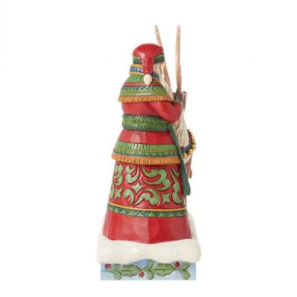 Heartwood Creek By Jim Shore Santa With Reindeer Figurine 6015498