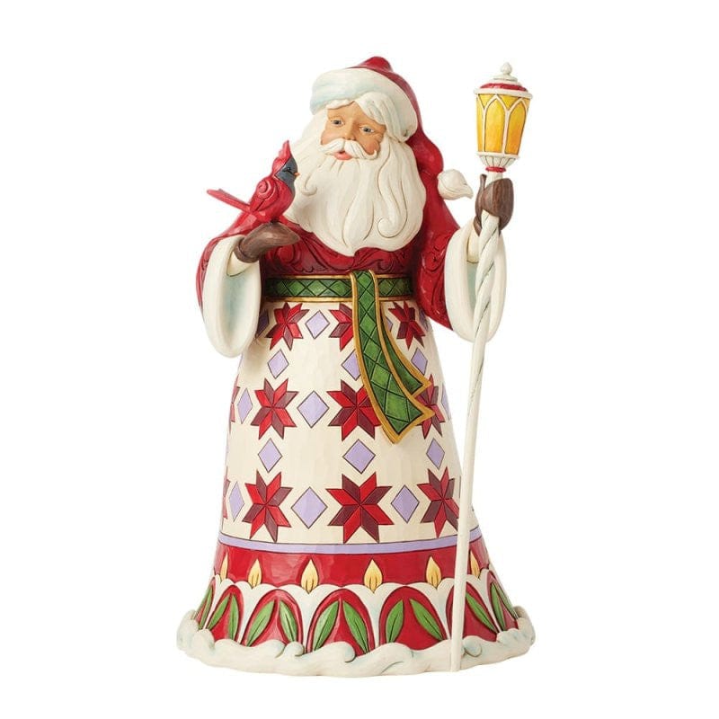 Heartwood Creek By Jim Shore Spreading Christmas Cheer (Santa Holding Cardinal) Figurine 6017002