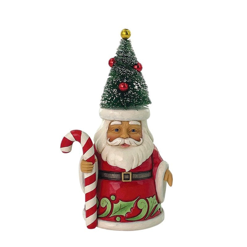 Heartwood Creek By Jim Shore The Merry On Top (Santa With Sisal Tree) Pint Figurine 6017295 Heartwood Creek By Jim Shore The Merry On Top (Santa With Sisal Tree) Pint Figurine 6017295
