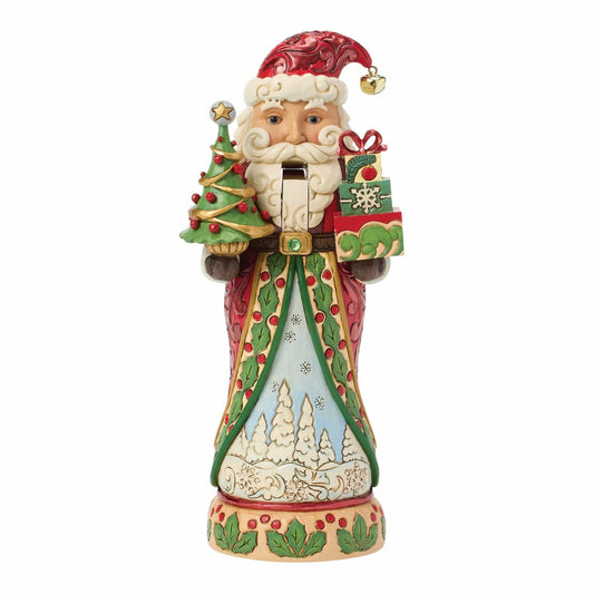 Heartwood Creek Nutcracker Santa Tree Figurine By Jim Shore Heartwood Creek Nutcracker Santa Tree Figurine By Jim Shore