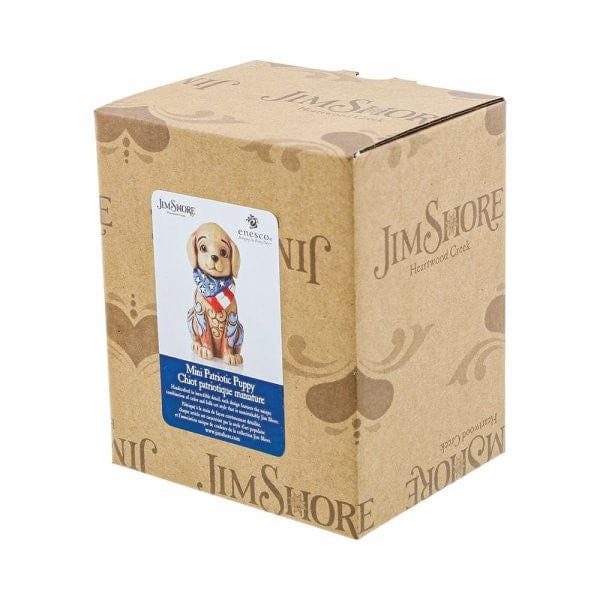 Heartwood Creek Patriotic Puppy Mini Figurine by Jim Shore 6006442