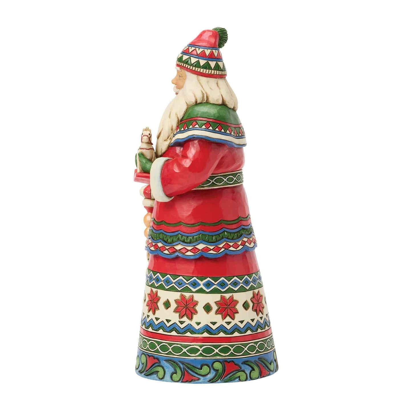 Heartwood Creek Santa Laplander Rocking Horse Figurine By Jim Shore Heartwood Creek Santa Laplander Rocking Horse Figurine By Jim Shore