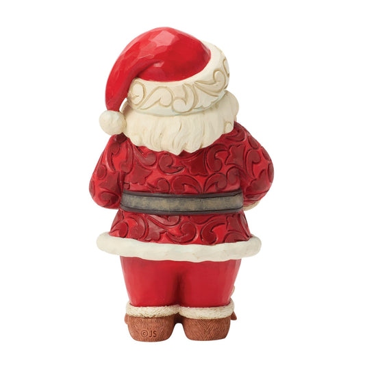 Heartwood Creek Santa with Hot Cocoa Cookie Pint-Sized Figurine By Jim Shore Heartwood Creek Santa with Hot Cocoa Cookie Pint-Sized Figurine By Jim Shore