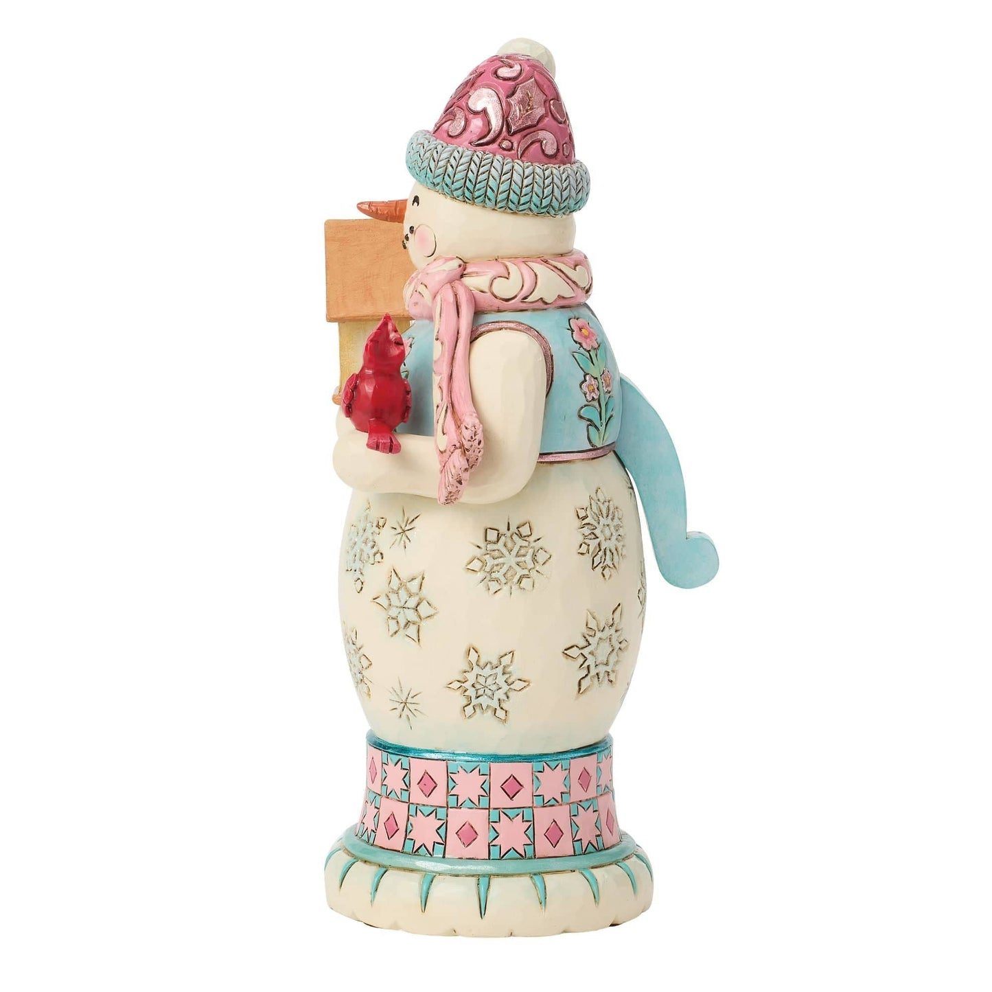 Heartwood Creek Snowman Nutcracker Pastel Figurine By Jim Shore