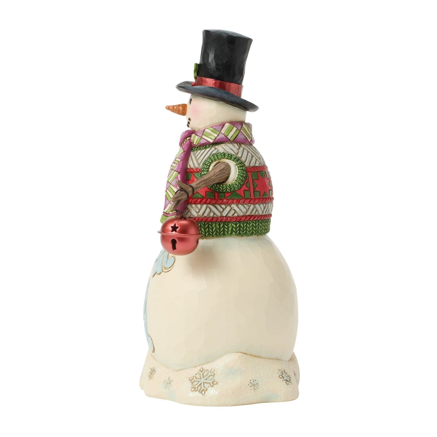 Heartwood Creek Snowman With Sign Figurine By Jim Shore