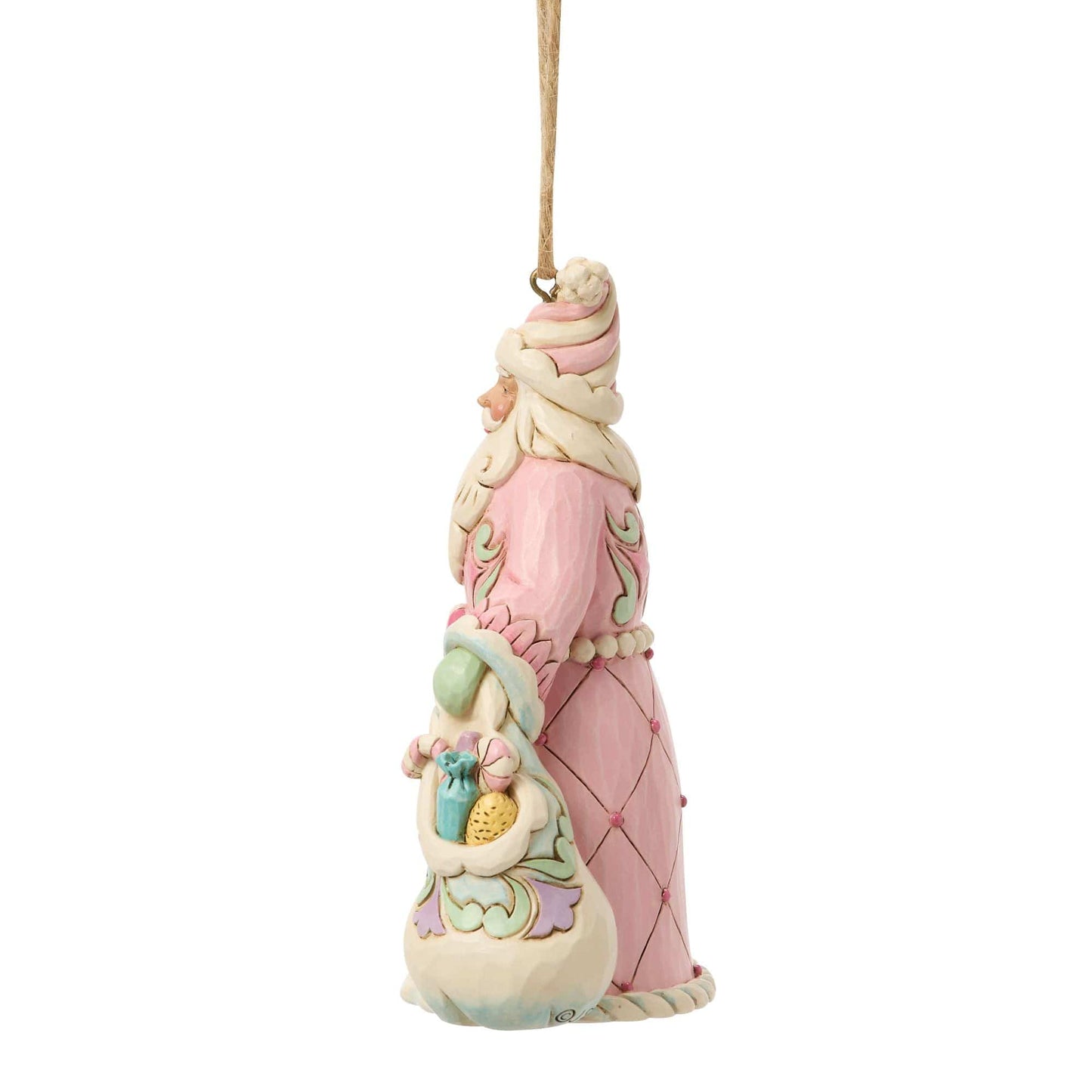 Heartwood Creek Sweets Santa with Bag Of Candy Hanging Ornament By Jim Shore Heartwood Creek Sweets Santa with Bag Of Candy Hanging Ornament By Jim Shore