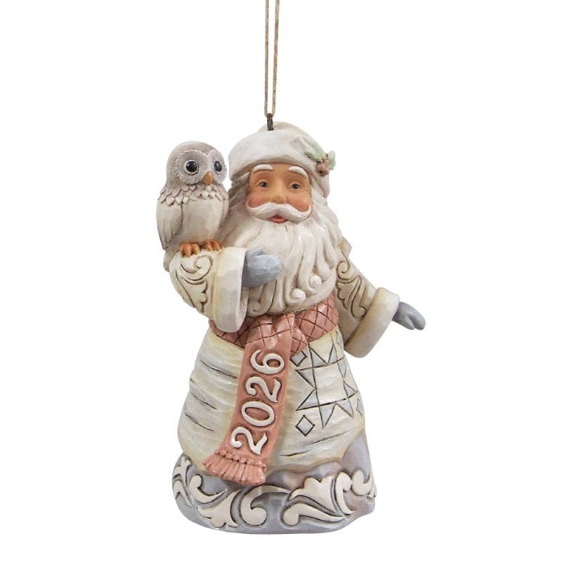 Heartwood Creek Woodland Dated Santa Hanging Ornament By Jim Shore