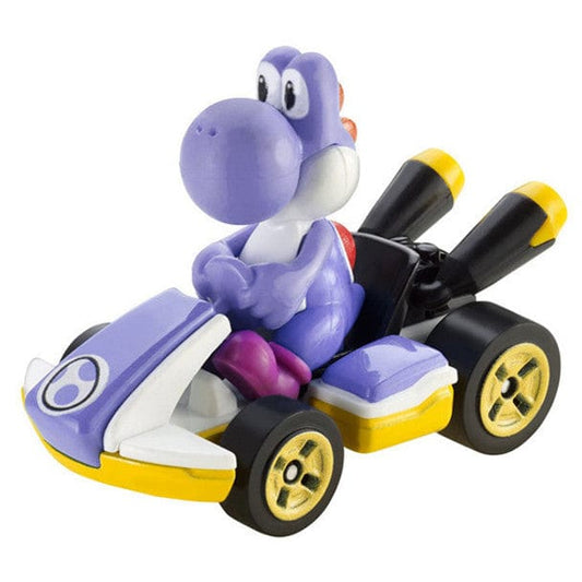 Hot Wheels Mario Kart Blue Yoshi Standard Kart Hot Wheels Mario Kart Blue Yoshi Standard Kart