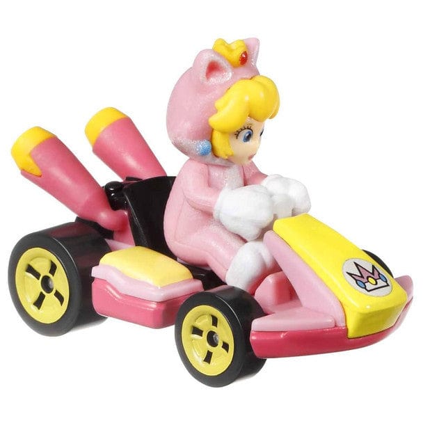 Hot Wheels Mario Kart Cat Peach Standard Kart