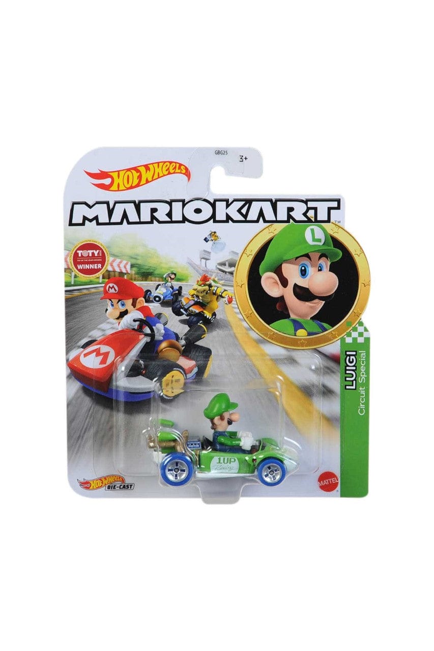Hot Wheels Mario Kart Luigi Circuit Special
