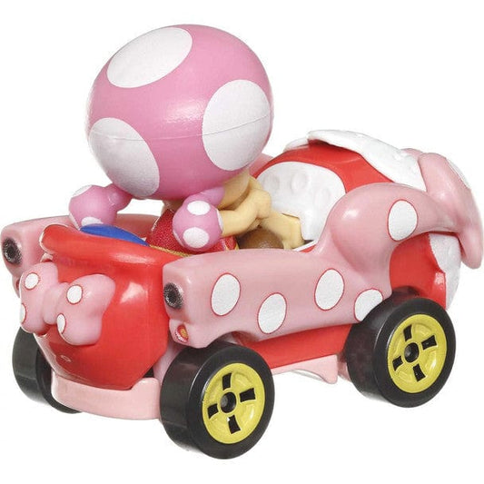 Hot Wheels Mario Kart Toadette Birthday Girl Kart Hot Wheels Mario Kart Toadette Birthday Girl Kart