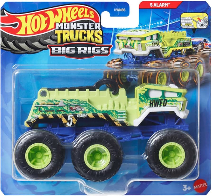 Hot Wheels Monster Trucks Big Rigs 5 Alarm Hot Wheels Monster Trucks Big Rigs 5 Alarm