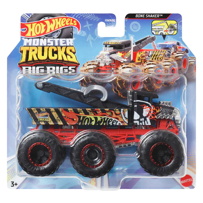 Hot wheels Monster Trucks Big Rigs Bone Shaker Black Hot wheels Monster Trucks Big Rigs Bone Shaker Black