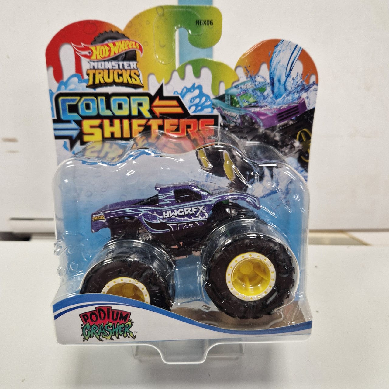 Hot Wheels Monster Trucks Colour Shifters Podium Crashers