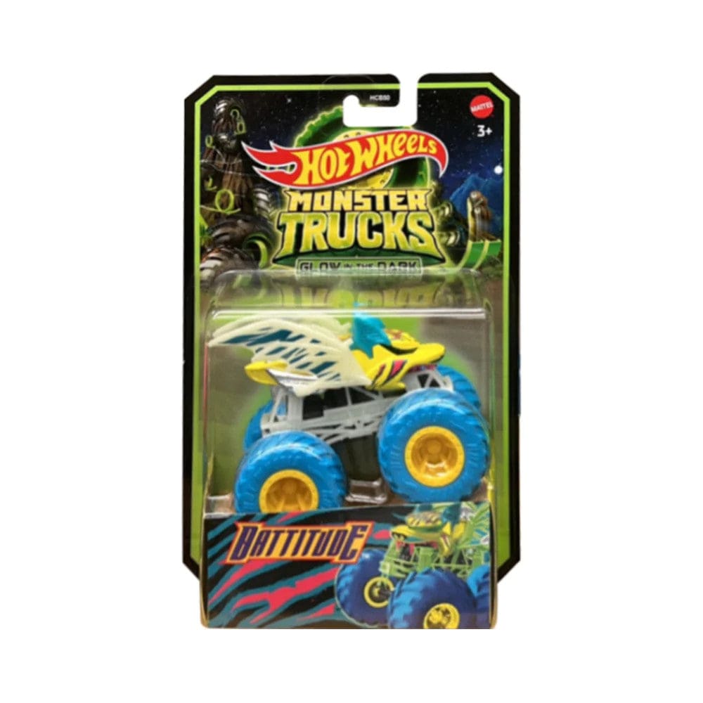 Hot Wheels Monster Trucks Glow In The Dark Battitude Hot Wheels Monster Trucks Glow In The Dark Battitude