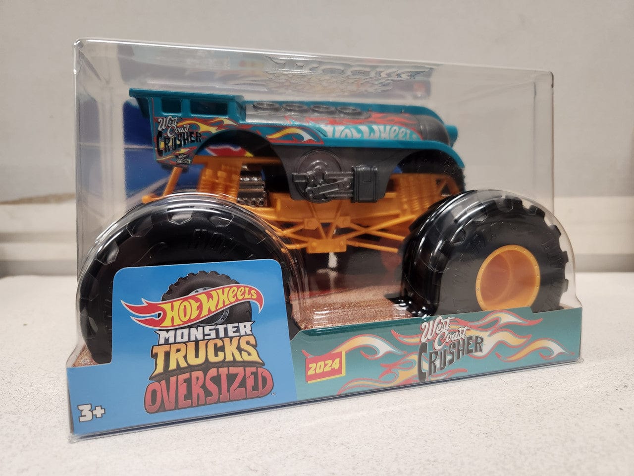 Hot Wheels Monster Trucks Oversized West Coast Crusher Hot Wheels Monster Trucks Oversized West Coast Crusher
