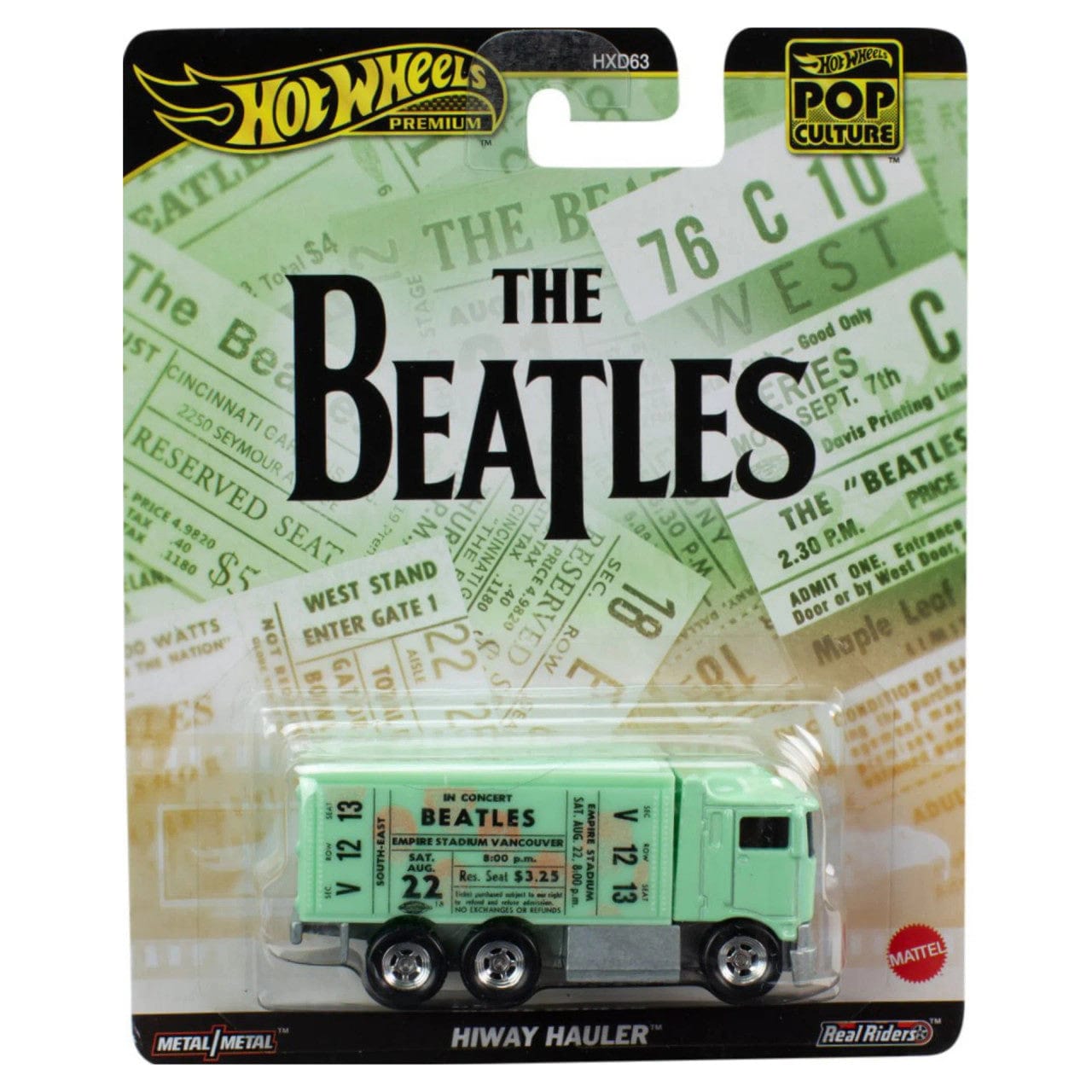 Hot Wheels Pop Culture The Beatles Hiway Hauler Mint Green Colour Hot Wheels Pop Culture The Beatles Hiway Hauler Mint Green Colour