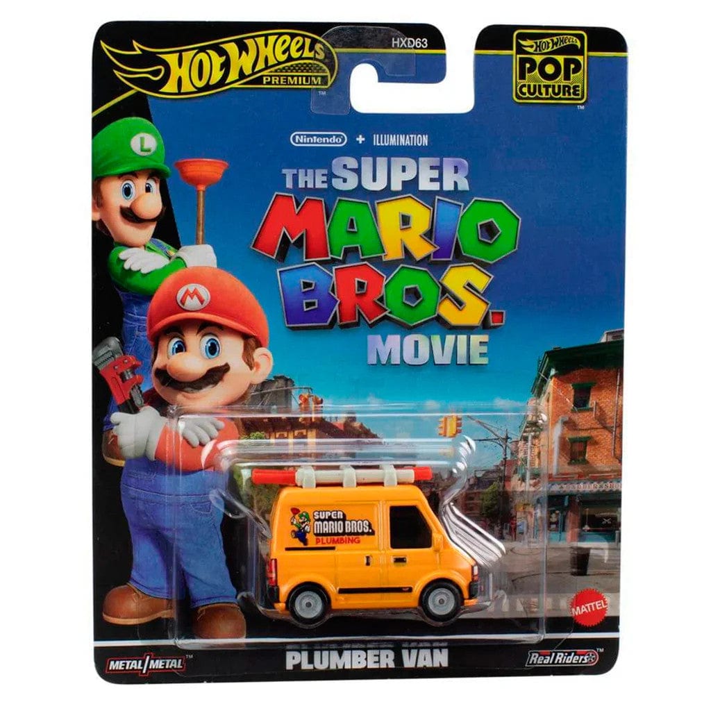 Hot Wheels Pop Culture The Super Mario Bros. Movie Plumber Van Hot Wheels Pop Culture The Super Mario Bros. Movie Plumber Van