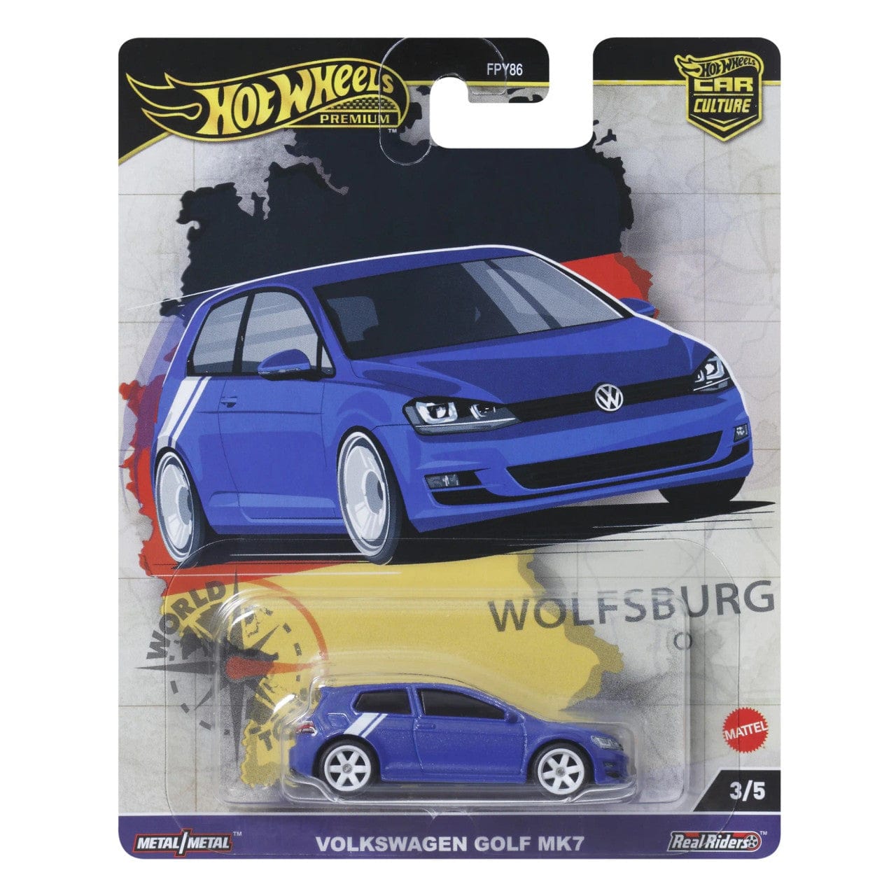 Hot Wheels Premium Car Culture Volkswagen Golf MK7 Hot Wheels Premium Car Culture Volkswagen Golf MK7